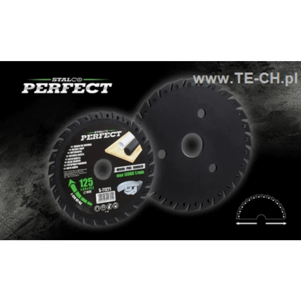Tarnik piła do szlifierki 125mm STALCO PowerMax