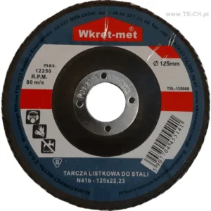 Tarcza lamelowa TSL 125mm GR40 KLIMAS