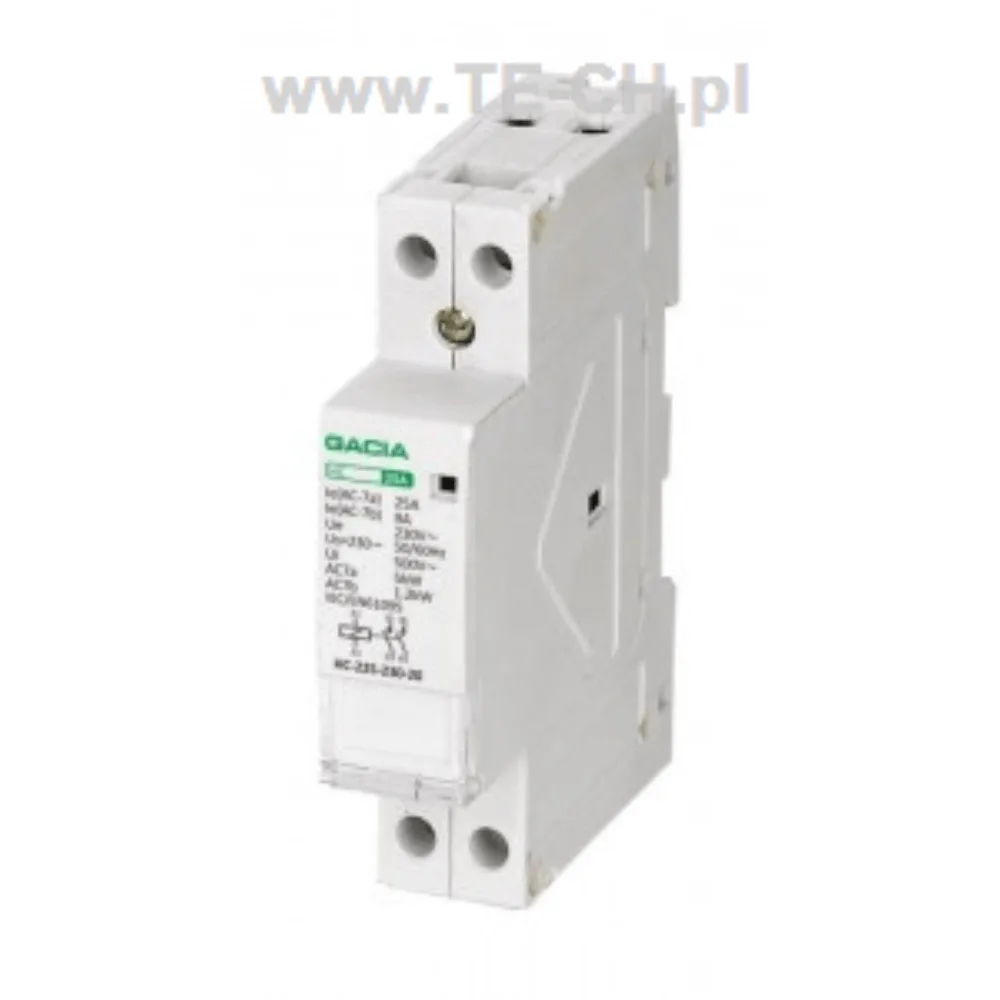STYCZNIK MODUŁOWY 1-F 1P 2T 5A 2NO 230V