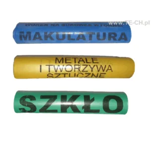 WORKI NA ŚMIECI DO SEGREGACJI ODPADÓW ZESTAW 35L