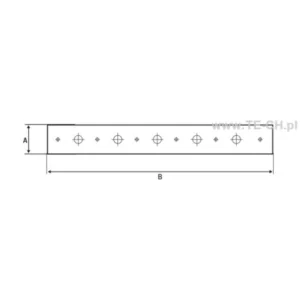 TAŚMA PERFOROWANA MONTAŻOWA 1,5X20 mm 10mb