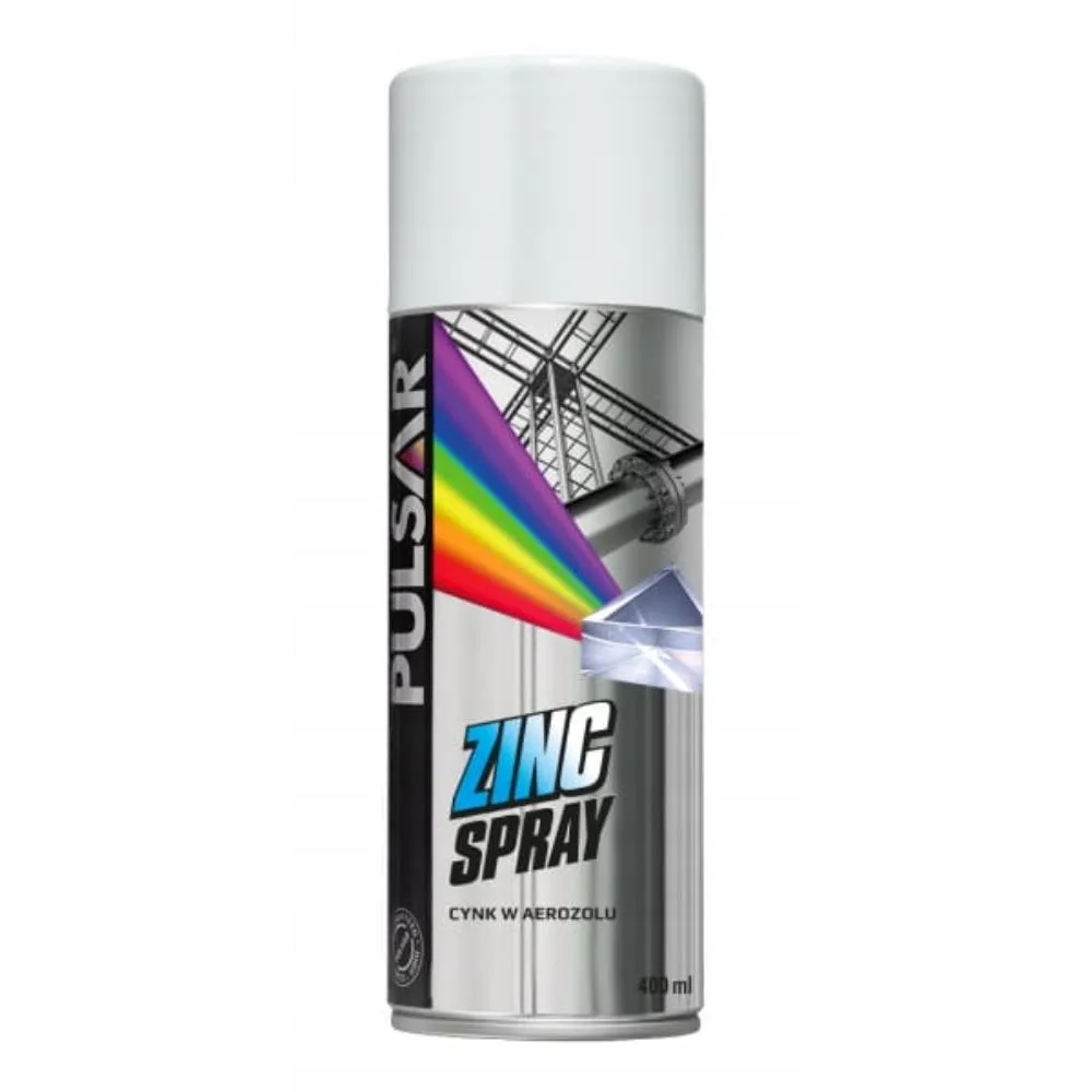 Cynk SPRAY ANTYKOROZYJNY bez domieszek aluminium PULSAR 400ml