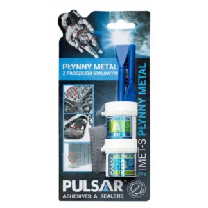 PULSAR PŁYNNY METAL 5 MIN, 24 ML + PŁYTKA