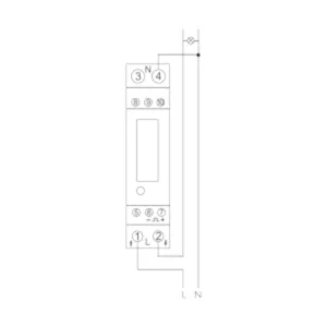 SDM-120D Licznik energii elektr. 1-Faz. 230V 45A - obrazek 3
