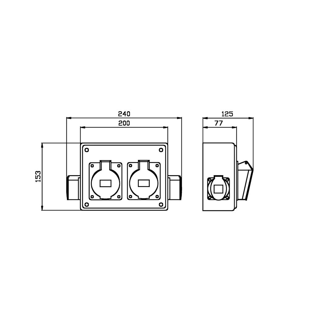 Zestaw VZ-19 2x16/5 2x250V