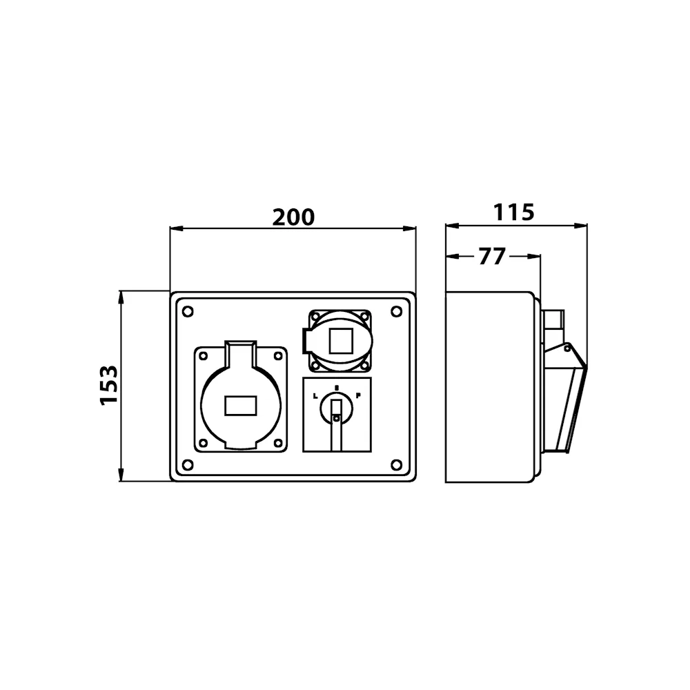 Zestaw VZ-19 L-P 16/5 250V