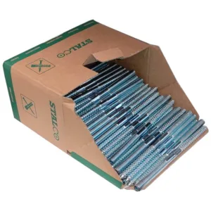 Śruba dwugwintowa wkręt 8x120mm ocynk TX25 1szt - obrazek 2