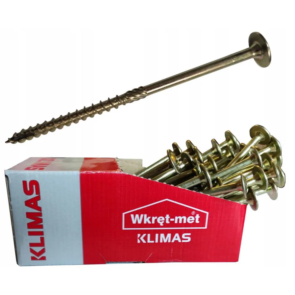 Wkręty ciesielskie WKCP łeb talerzowy TORX 8x50 50szt