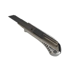 ALUMINIOWY NÓŻ DO TAPET METALOWY 18mm z łamanym ostrzem