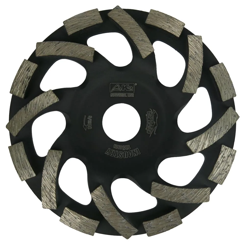 Tarcza do szlifowania betonu ceramiki granitu dwurzędowa GEPHARD 125mm
