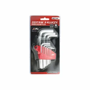 Zestaw 9 kluczy imbusowych PRO 1,5-10mm krótkie