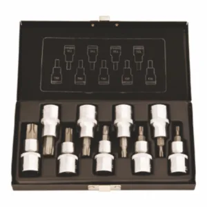 Zestaw 9 nasad 1/2" TORX zewnętrzne