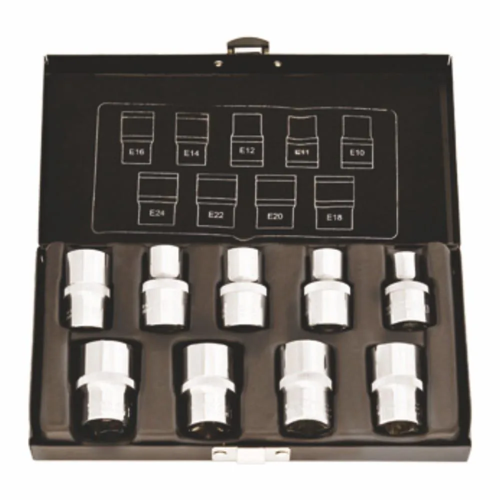 Zestaw 9 nasad 1/2" TORX 9 wewnętrzne