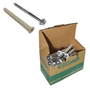 Kołki rozporowe z wkrętem TORX kluczyk10x200 STALCO 25szt