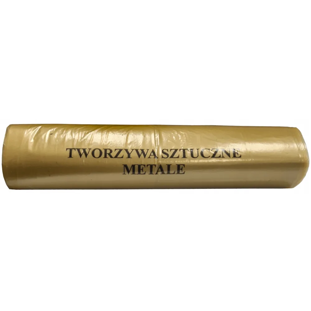 WORKI NA ŚMIECI ŻÓŁTY do segregacji 120l 25szt