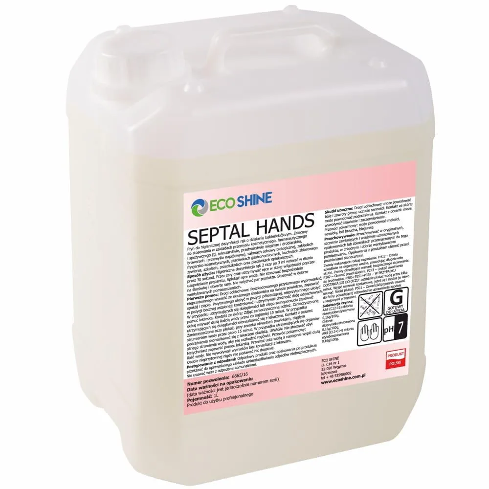 SEPTAL HANDS PŁYN DO DEZYNFEKCJI RĄK 1L