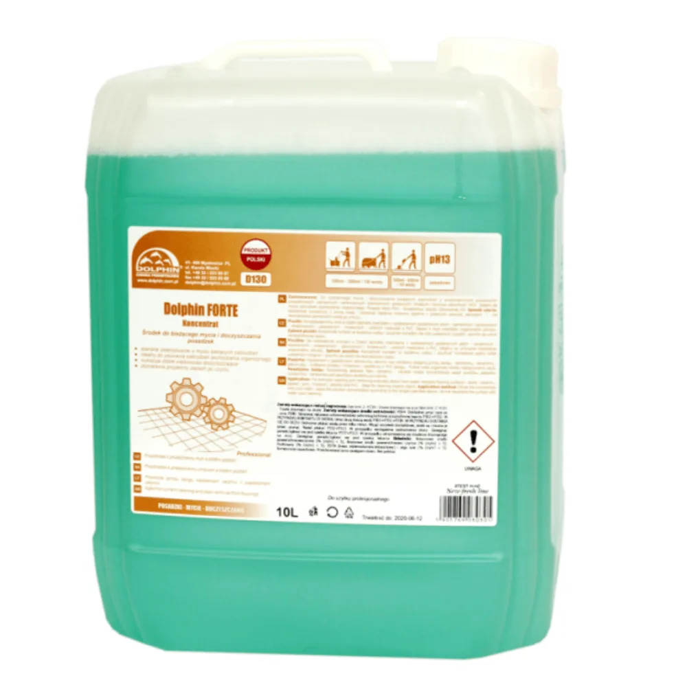 Płyn do gruntownego mycia i doczyszczania podłóg posadzek Dolphin FORTE 10l