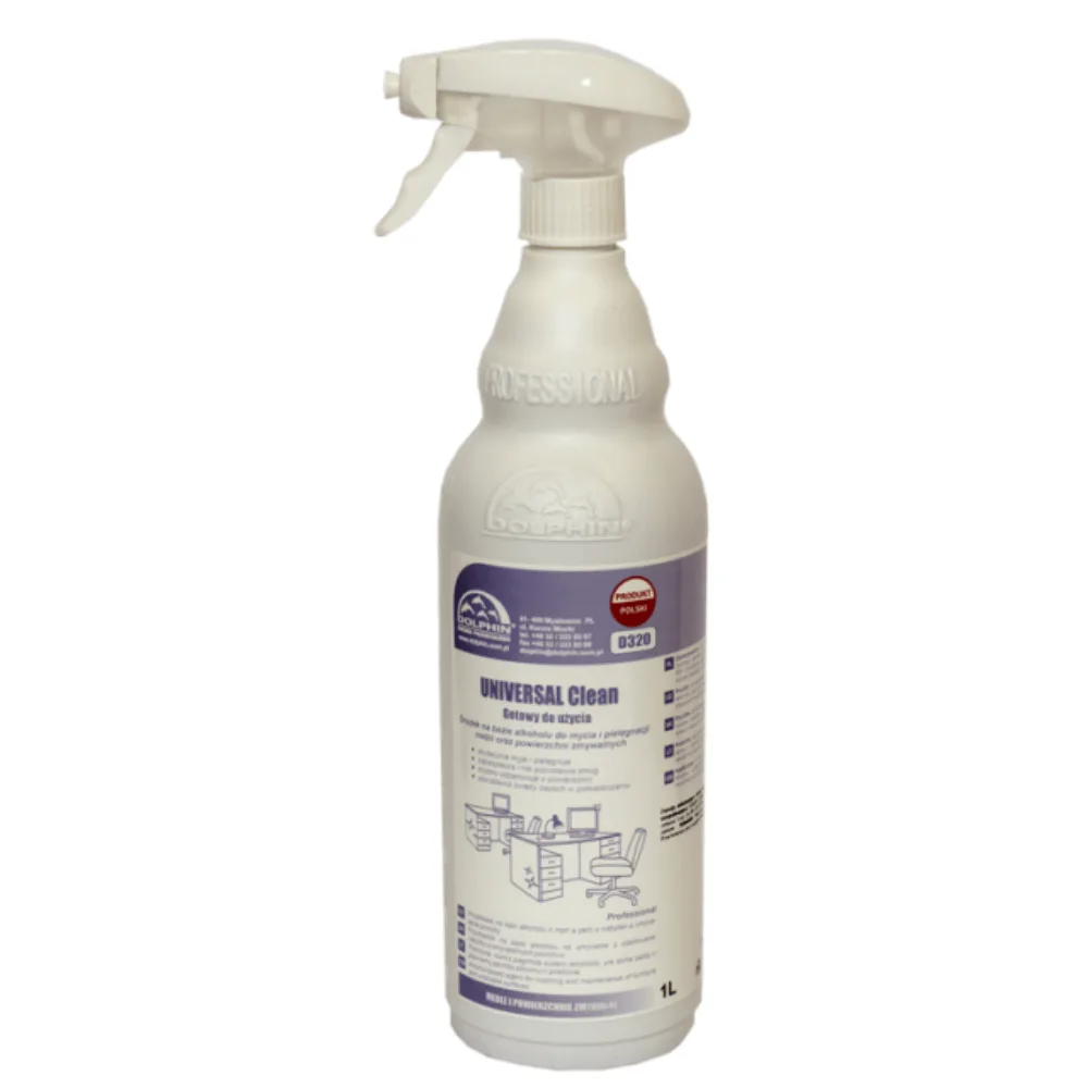 Płyn do mycia mebli powierzchni atest PZH UNIVERSAL CLEAN 1l butelka