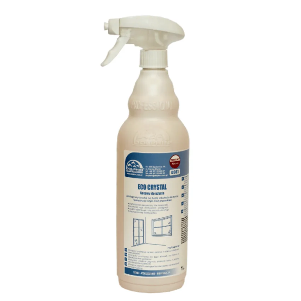 ECO CRYSTAL ekologiczny alkoholowy płyn do szyb 1l butelka
