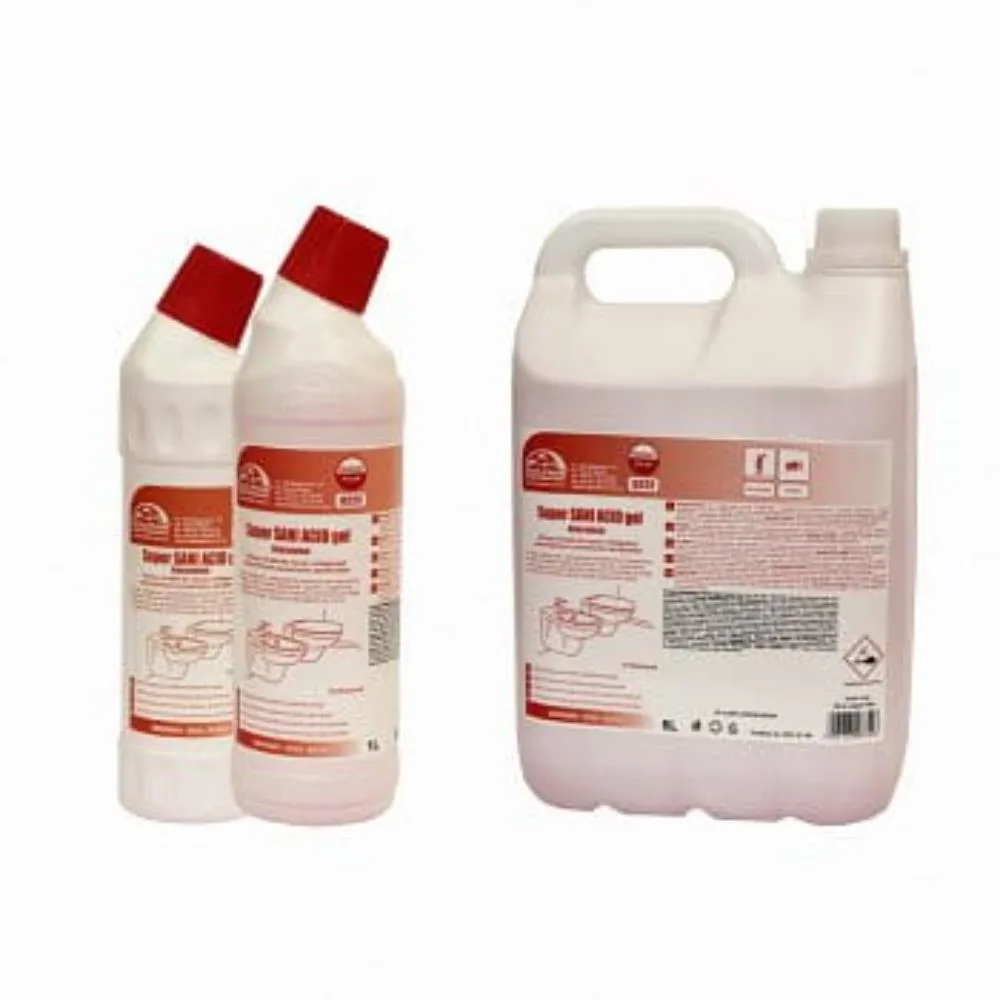 Profesjonalny żel do toalet WC łazienki SANI ACID GEL 750ml