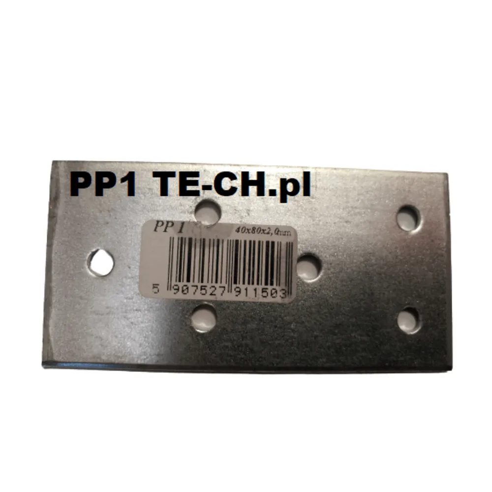 Płytka perforowana łącznik płaski PP1 40x80x2 mm