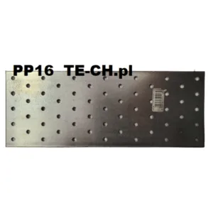 Płytka perforowana łącznik płaski PP16 100x260x2 mm