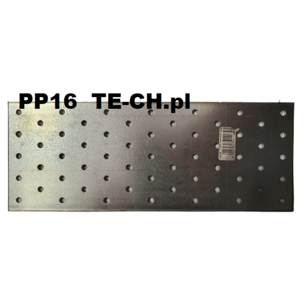 Płytka perforowana łącznik płaski PP16 100x260x2 mm