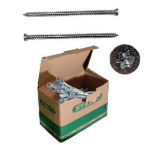 Wkręt hartowany do ościeżnic WO 7,5x152 mm 100szt