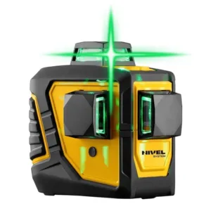 Niwelator laser krzyżowy zielony NIVEL CL3D 3 płaszczyzny