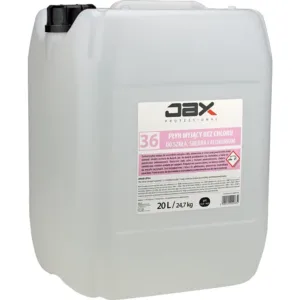 JAX36 20l PŁYN MYJĄCY DO SZKŁA SREBRA I ALUMINIUM do zmywarek