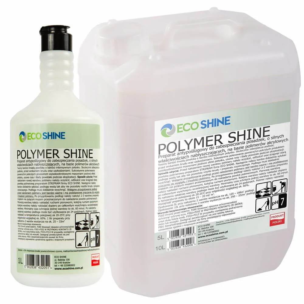 POLYMER SHINE powłoka połysk/ antypoślizgowa 1L