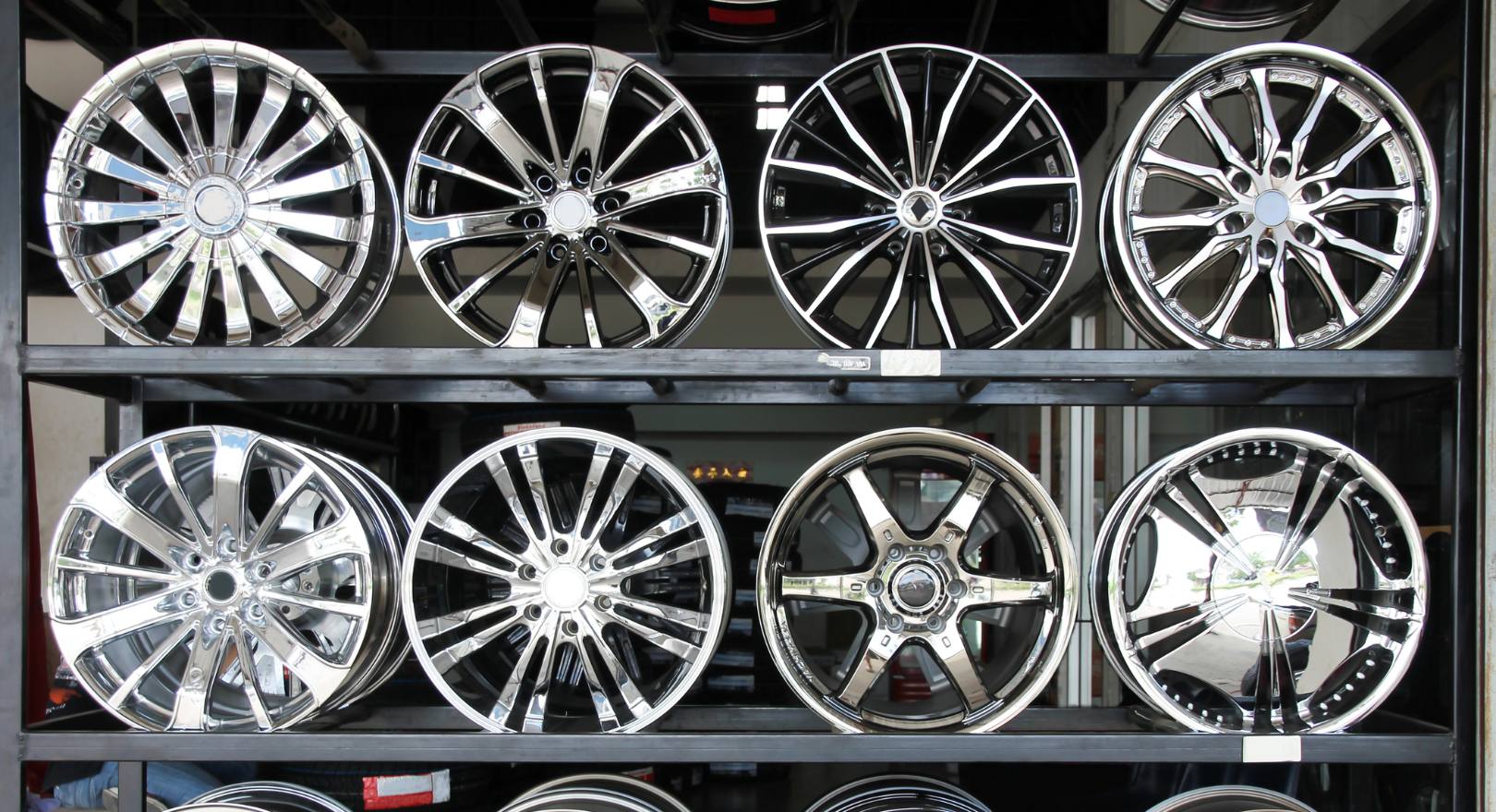 różne alufelgi po czyszczeniu