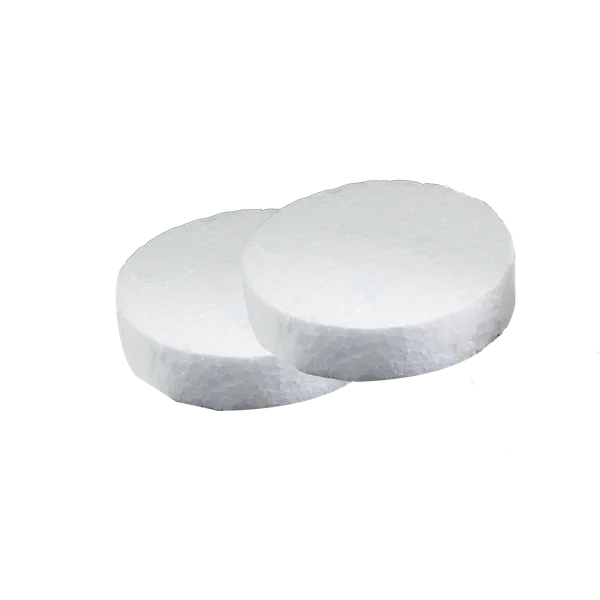 100 szt SM0IPTDISC025 67/16 biała/white Zaślepki styropianowe/z wełny