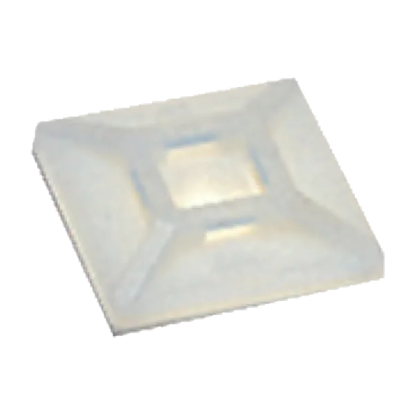 100 szt SM0PZVN00190019W5 19x19 białe/white Samoprzylepne mocowanie do opasek kablowych