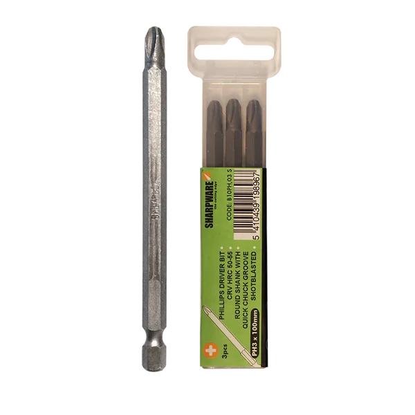 3 szt B100PH01PSI PH 1, 100 mm Końcówka do elektronarzędzi